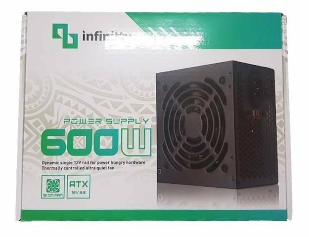 Fonte real 600w fn600 infinity