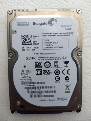 HD 500gb Seagate Notebook