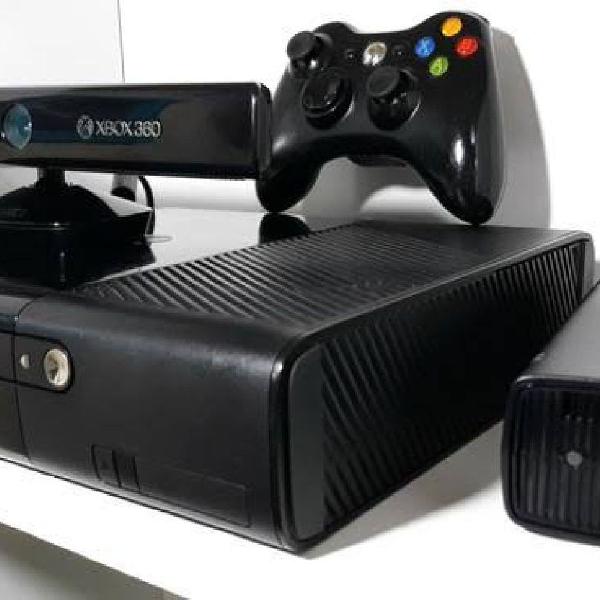 Xbox 360 Super Slim + Kinect + 3 Jogos Originais