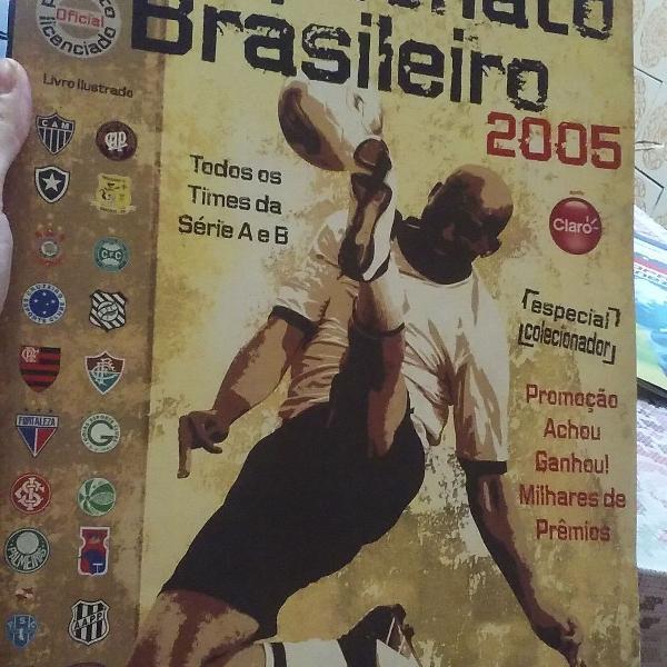 album de figurinhas campeonato brasileiro 2005