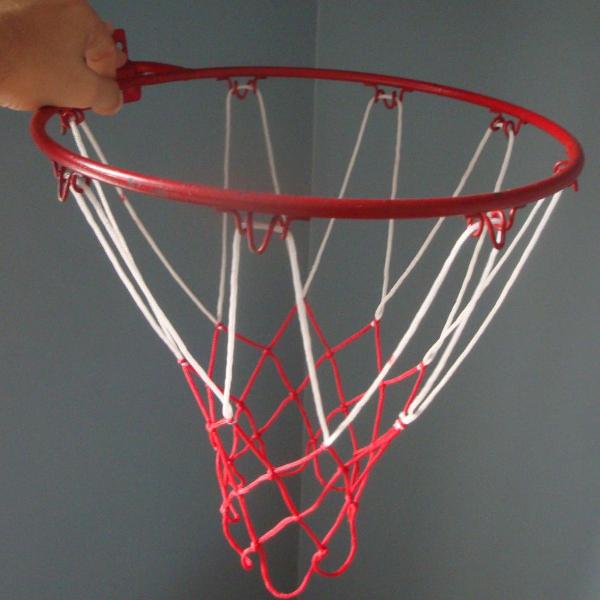 aro de basquete de 28 cm de diâmetro com rede