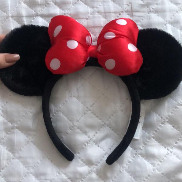 arquinho minnie original disney; vermelho