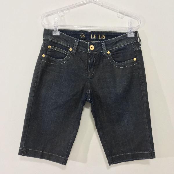 bermuda jeans le lis blanc