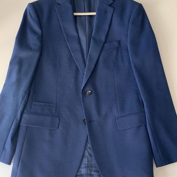 blazer leve azul Zara