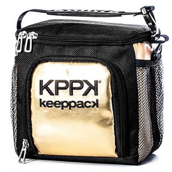 bolsa térmica keeppack mid dourada