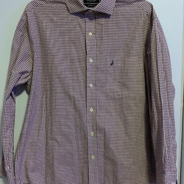 camisa casual masculina - marca: nautica