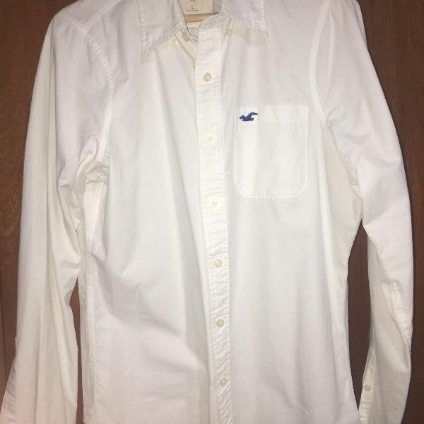 camisa hollister branca