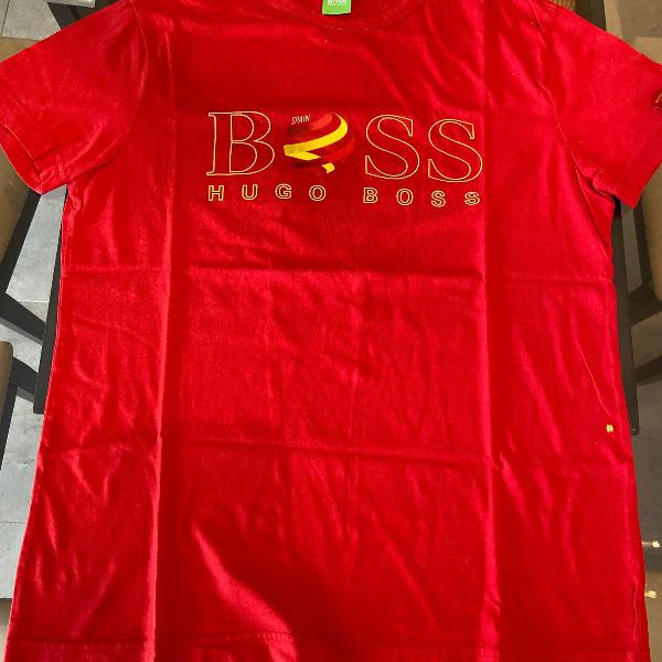 camiseta hugo boss vermelho spaña