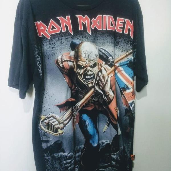 camiseta iron maiden tamanho g