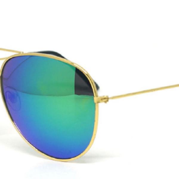 culos de Sol Ray-Ban aviador Azul Degradê - Barato é na