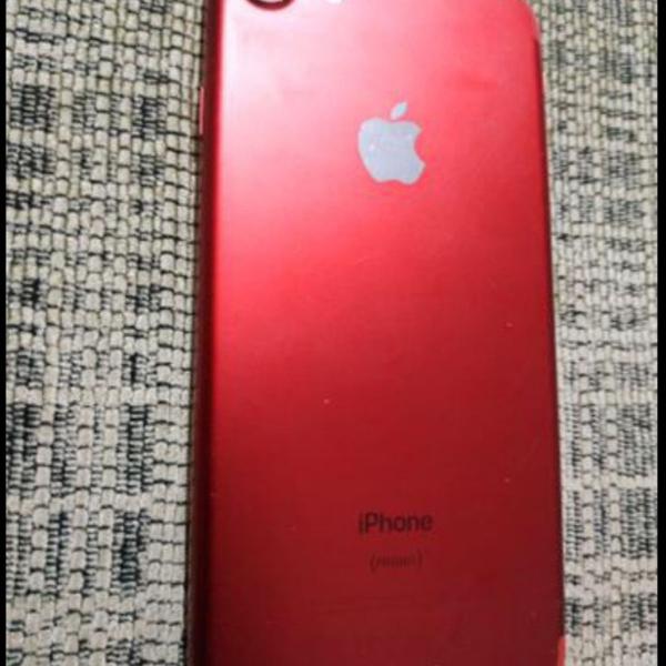 iphone 7 red 128gb ( detalhe )