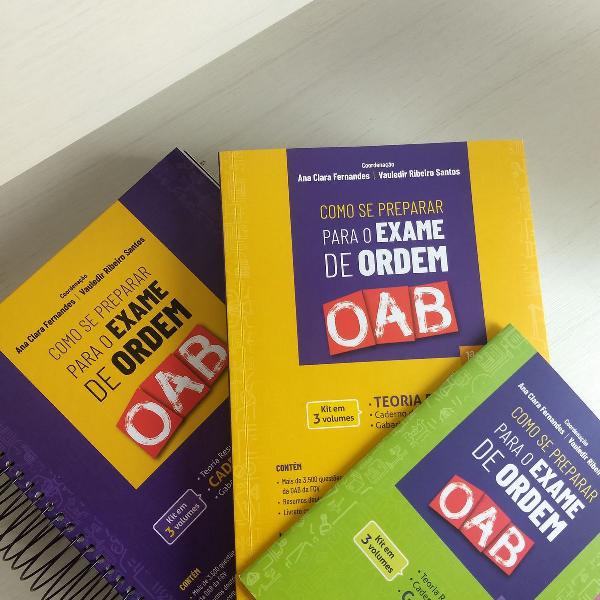 livro: como se preparar para a oab