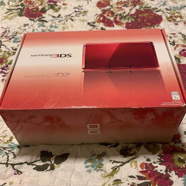 nintendo 3ds flame red