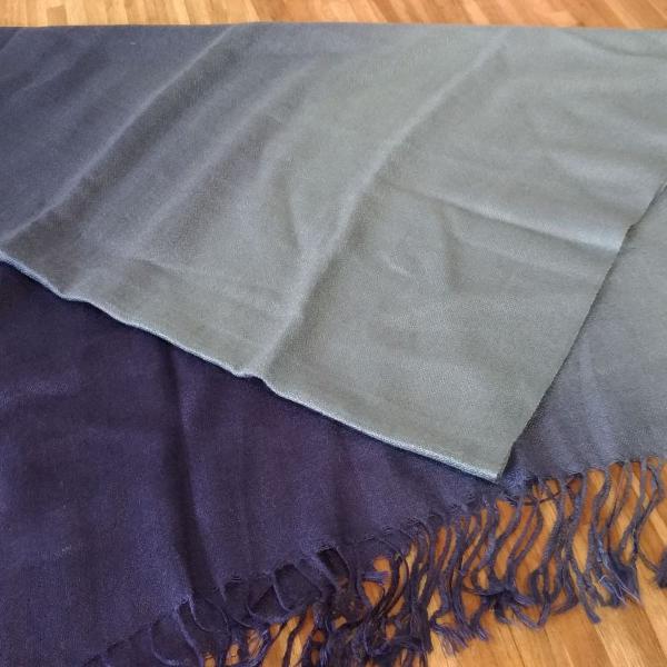 pashmina azul mar