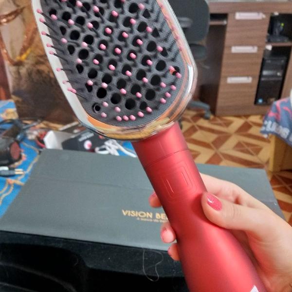 secador de cabelo escova alisadora
