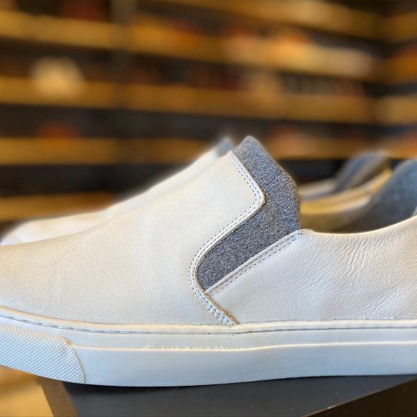 slip on rabena branco gelo