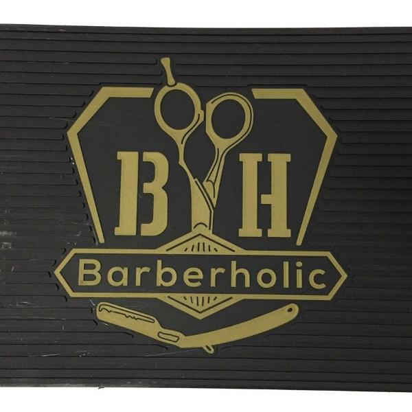 tapete antiderrapante barbeiro bancada salão e barbearia