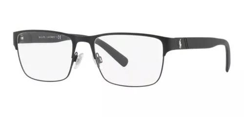 Armacao Oculos Grau Polo Ralph Lauren Ph1175 9038 56 Preto F