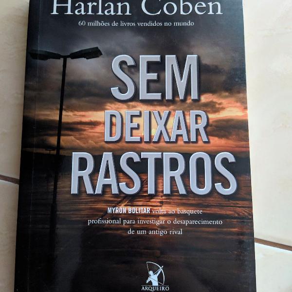 Livro "Sem deixar rastros - Harlan Coben"