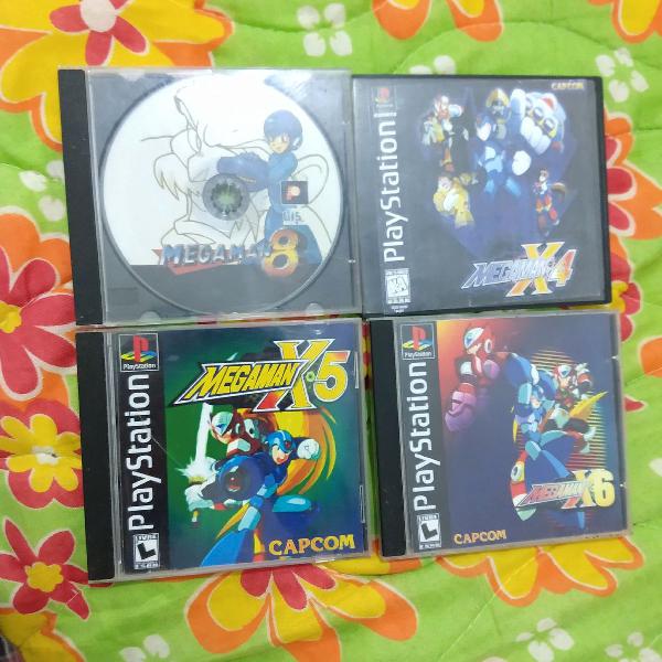 Megaman X jogos para Playstation one