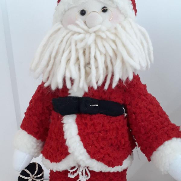 Papai Noel de Tricot Boneco Decorativo