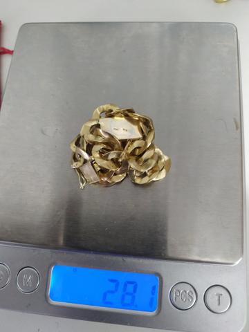 Pulseira ouro maciça 28 gramas