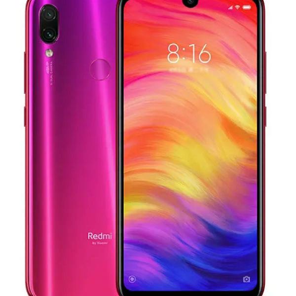 REDMI NOTE 7 64gb 4ram vermelho brinde Case transparente