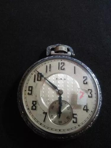 Relógio De Bolso Antigo Elgin Serie 25202458