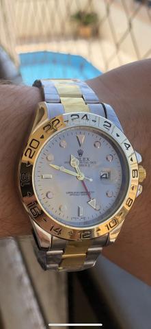 Relógio Rolex explorer misto novo