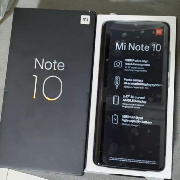 Smartphone Xiaomí Mi Note 10 128gb Versão Global