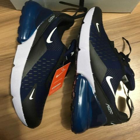 Tênis Masculino Nike Air - Azul e Preto - Entrega Grátis