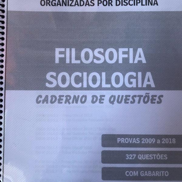 apostila de filosofia e sociologia enem