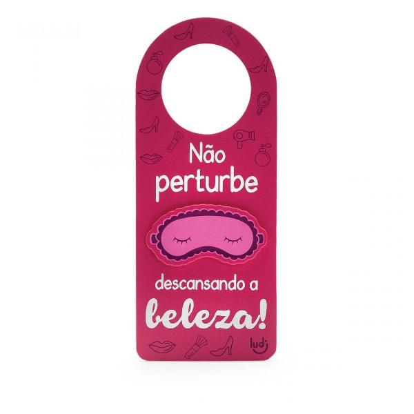 aviso de porta descansando a beleza ludi/imaginarium