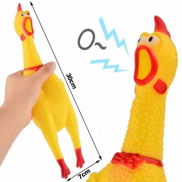 brinquedo pet frango galinha de morder KIT COM 2 Galinha