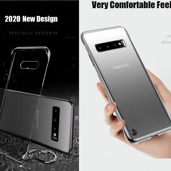 capa clear view para samsung galaxy s10 plus