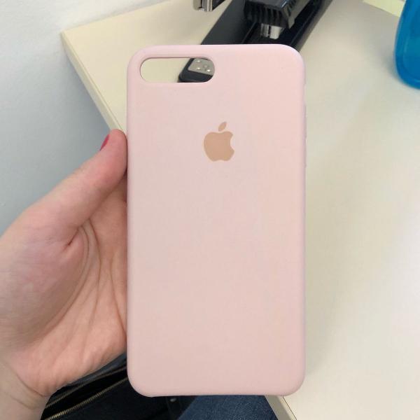 capa iphone 7 / 8 plus - rosa areia