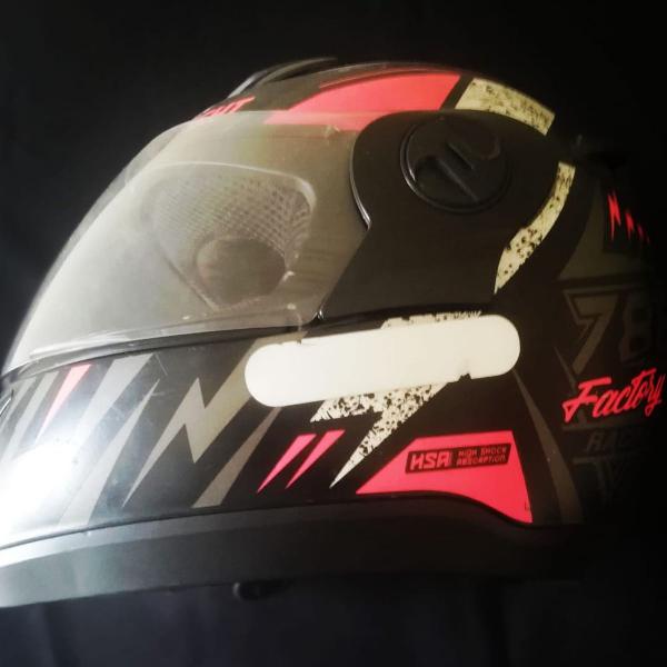capacete moto 788 factory racing rosa