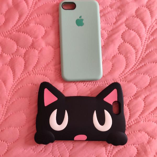 capinhas cases iPhone 7 *2 por 1*