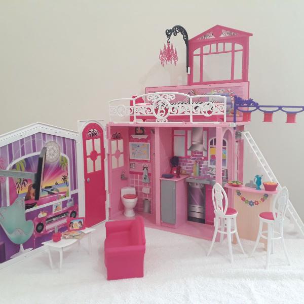 casa de férias da barbie - maleta