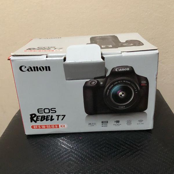 câmera canon nova t7