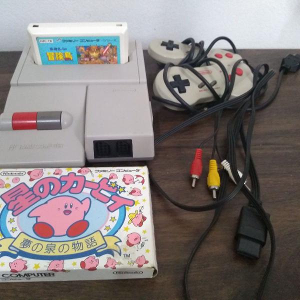 famicon av + kirby e adventure island