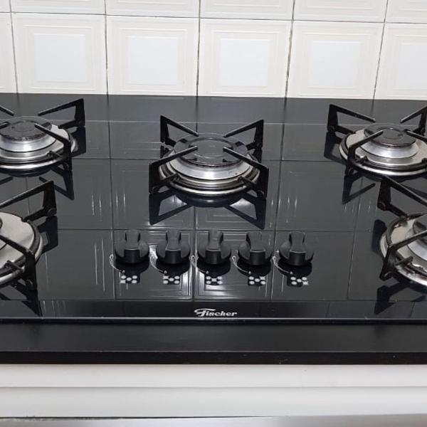 fogão cooktop 5 bocas fischer