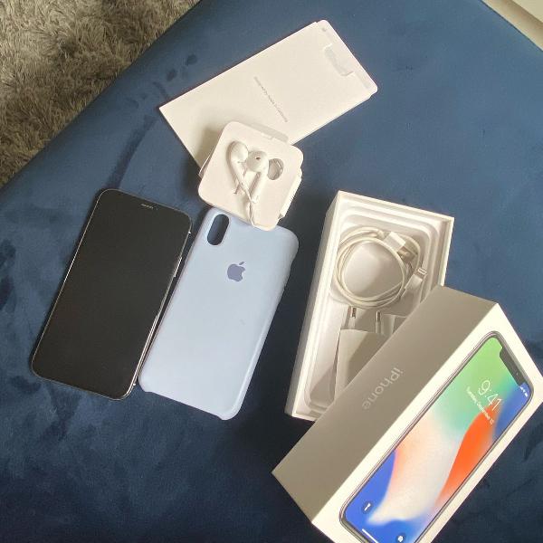 iphone x 256gb sem risco nunca quebrado 1 ano e meio de uso