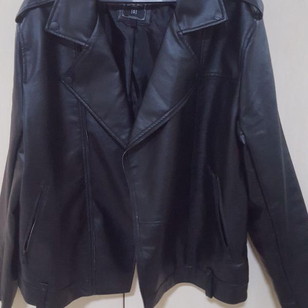 jaqueta de couro masculina youcom - tamanho g