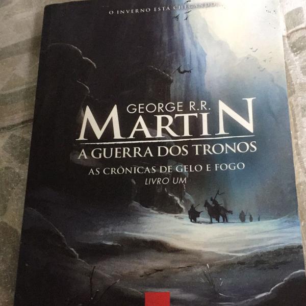 livro a guerra dos tronos livro um