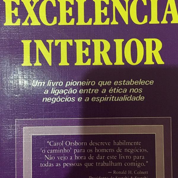 livro: excelência interior | carol orsborn