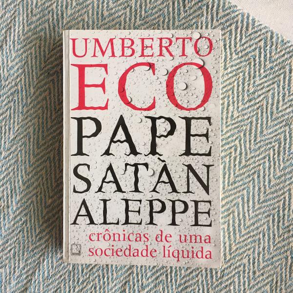 livro umberto eco pape satàn aleppe crônicas de uma