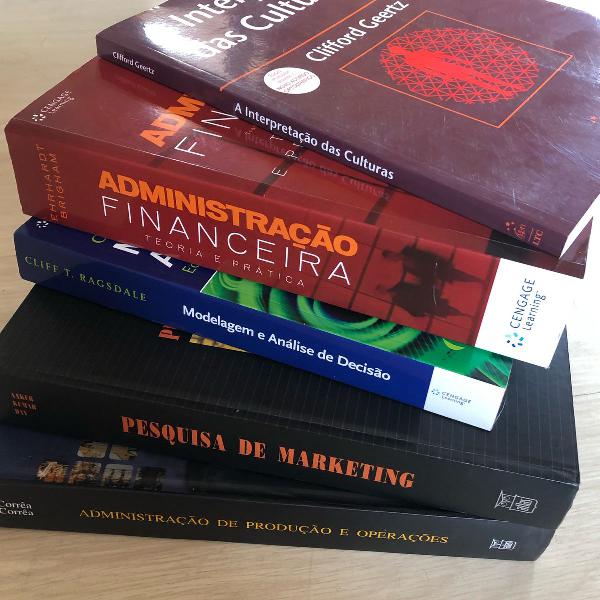 livros de administração e marketing