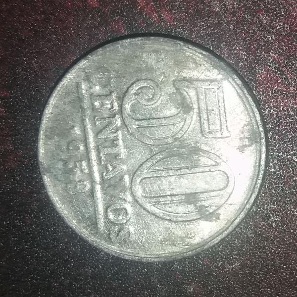 moeda 50 centavos 1958