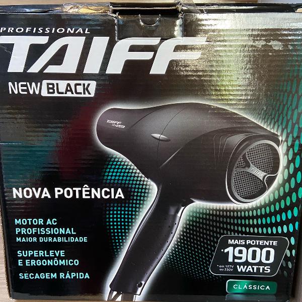 secador profissional taiff new black 220v